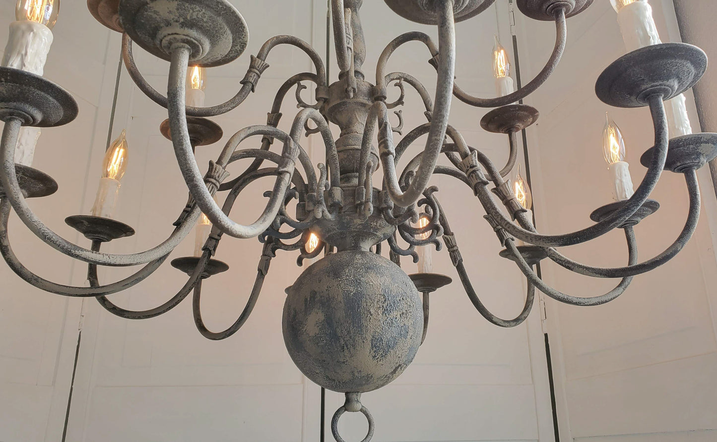 SOLD- Chandelier Vintage "Olde World" Bespoke 18-light (LOCAL PICKUP)