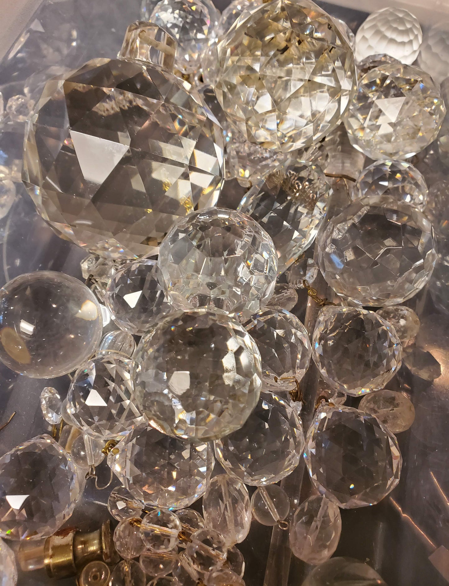 Replacement Chandelier Crystals VINTAGE/ ANTIQUE Replacement Prisms (FREE SHIPPING)